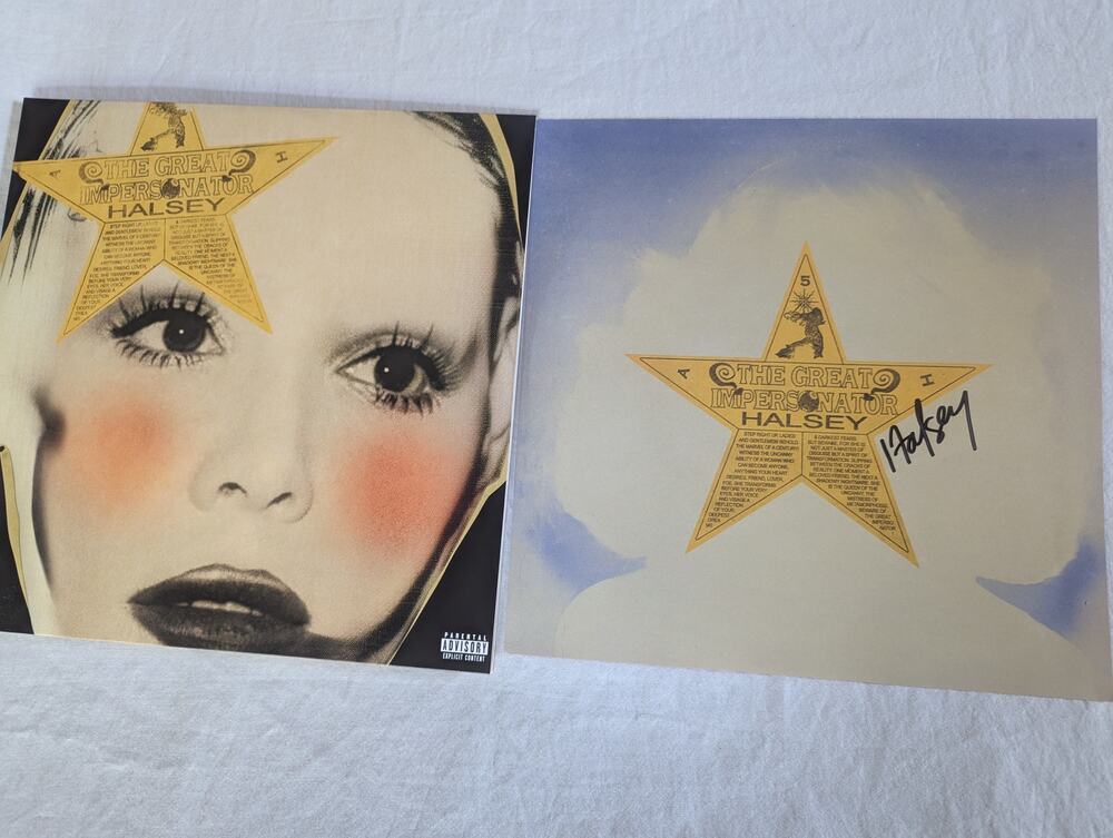 Halsey The Great Impersonator Vinyl Signed Autographed Insert LP